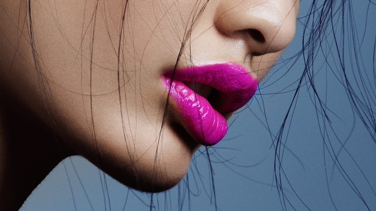 pink lipstick